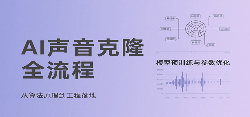 AI声音克隆全流程，基础概念到实战应用，3秒极速声音复刻、模型预训练、云端部署等-跃知万川