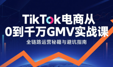 三千老师·TikTok电商从0到千万GMV实战课-跃知万川