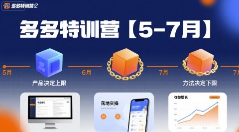 多多特训营【5-7月】产品决定上限，方法决定下限，各种玩法技巧落地实操-跃知万川