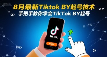 8月最新Tiktok搬运起号技术，手把手教你学会TikTok搬运起号-跃知万川