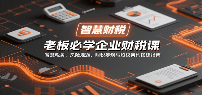 老板必学企业财税课：智慧税务、风险规避、财税筹划与股权架构搭建指南-跃知万川