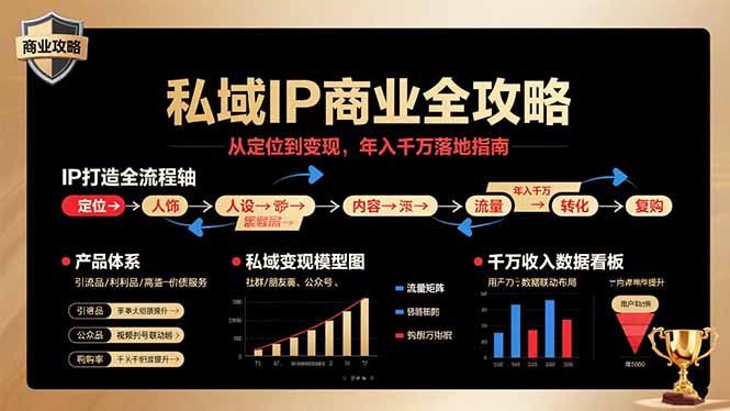 私域IP商业全攻略，从定位到变现，年入千万落地指南-跃知万川