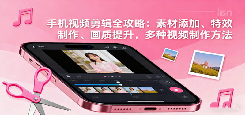 手机视频剪辑全攻略：素材添加、特效制作、画质提升，多种视频制作方法-跃知万川