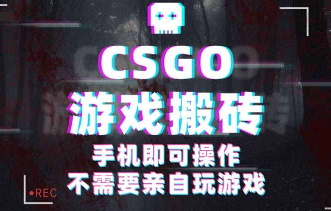 CSGO游戏挂机捡漏，单日扫货500+，年底小高峰上车可吃肉，手机即可操作…-跃知万川