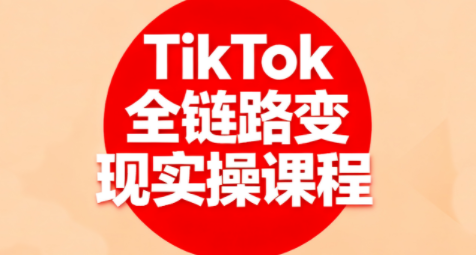 小杨老师·TikTok全链路变现实操课程-跃知万川