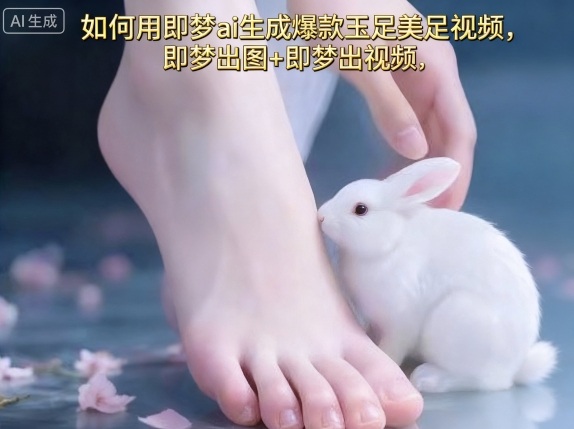 如何用即梦ai生成爆款玉足美足视频，即梦出图+即梦出视频，快速涨粉-跃知万川