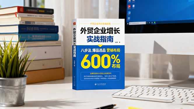 外贸企业增长实战指南，八步法、爆品选品、营销布局，业绩增长300%-跃知万川