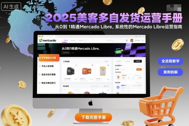 2025美客多自发货运营手册：从0到1精通Mercado Libre，系统性的Mercado Libre运营指南-跃知万川