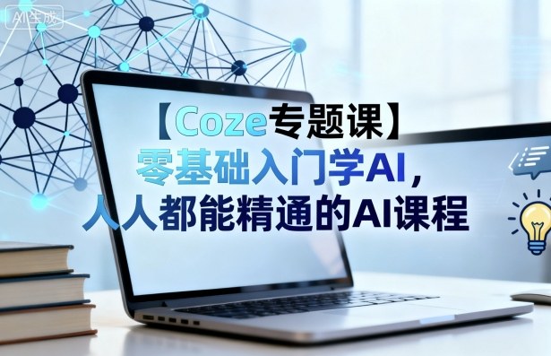 【Coze专题课】零基础入门学AI，人人都能精通的AI课程-跃知万川