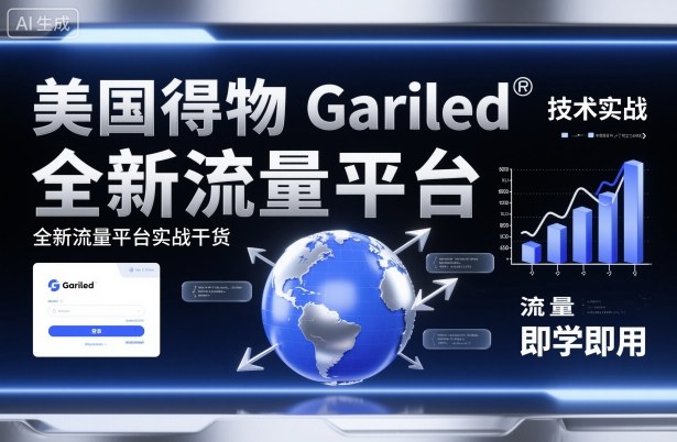 美国得物Gariled技术实战，全新流量平台​实战干货，即学即用-跃知万川