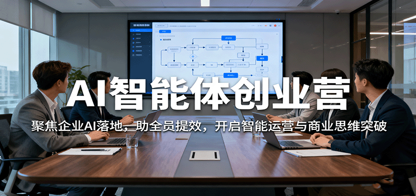 图片[1]-AI智能体创业营：聚焦企业AI落地，助全员提效，开启智能运营与商业思维突破-跃知万川