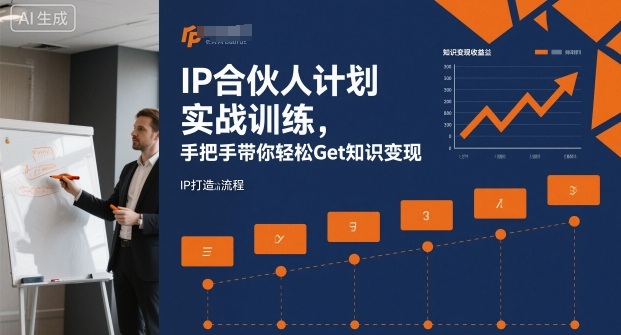 IP合伙人计划实战训练，手把手带你轻松Get知识变现-跃知万川