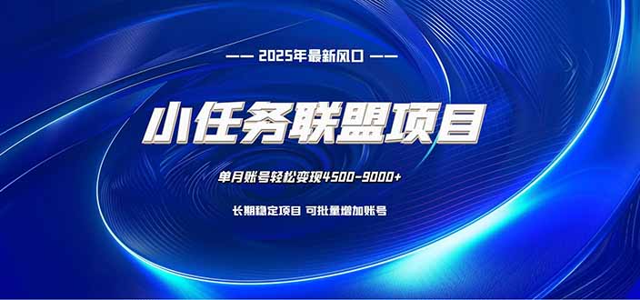 小任务联盟项目:一台电脑每天只需10分钟,轻松简单稳定-跃知万川
