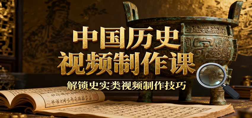 中国历史视频制作课:疆域地图集+参考文案+练习素材,解锁史实类视频制作技巧-跃知万川