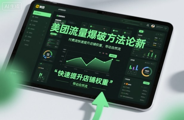 美团流量爆破方法论，付费流快速提升店铺权重，带动自然流-跃知万川