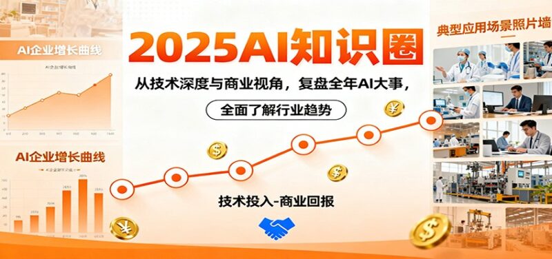 2025AI知识圈，从技术深度与商业视角，复盘全年AI大事，全面了解行业趋势-跃知万川