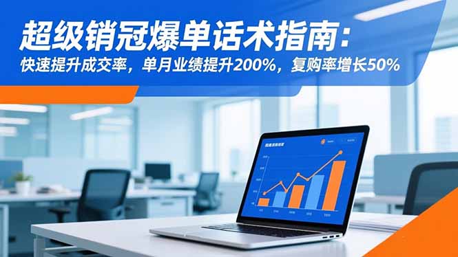 超级销冠爆单话术指南:快速提升成交率,单月业绩提升200%,复购率增长50%-跃知万川