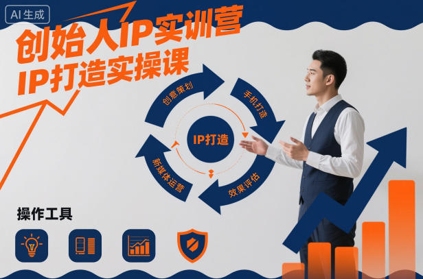 创始人IP实训营，IP打造实操课-跃知万川