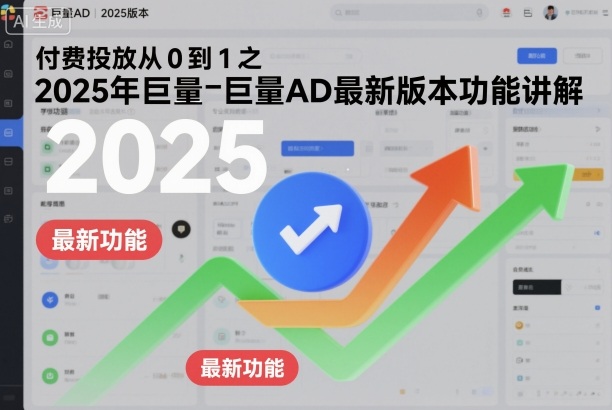 付费投放从0到1之2025年巨量AD最新版本功能讲解-跃知万川
