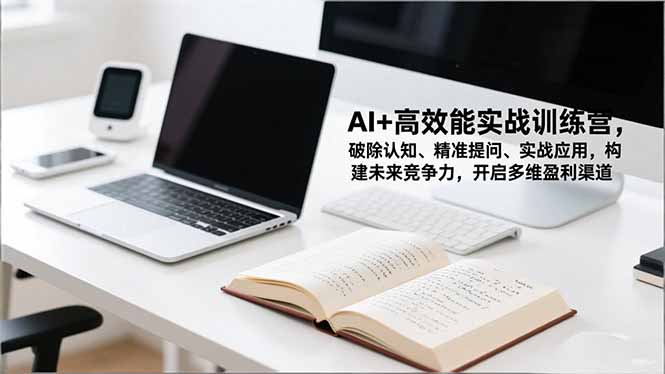 AI+高效能实战训练营，破除认知、精准提问、实战应用，构建未来竞争力，开启多维盈利渠道-跃知万川
