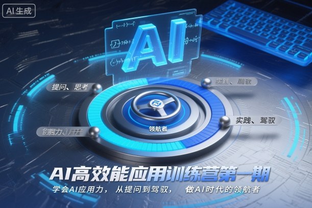 AI高效能应用训练营第一期,学会AI应用力,从提问到驾驭,做AI时代的领航者-跃知万川