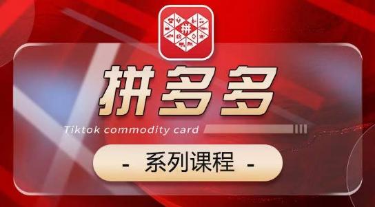 2024拼多多系列课，【基础】【运营】【活动】【推广】【玩法】5大模块-跃知万川