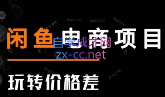 亿创繁星·闲鱼电商项目(玩转价格差)-跃知万川