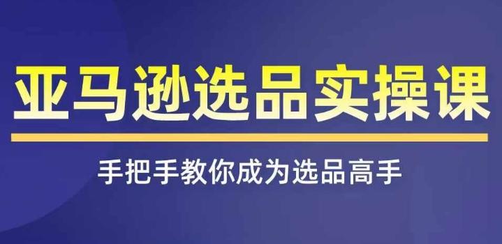 亚马逊选品实操课程，快速掌握亚马逊选品的技巧，覆盖亚马逊选品所有渠道-跃知万川