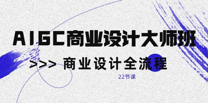 AIGC-商业设计大师班，商业设计全流程(22节课-跃知万川