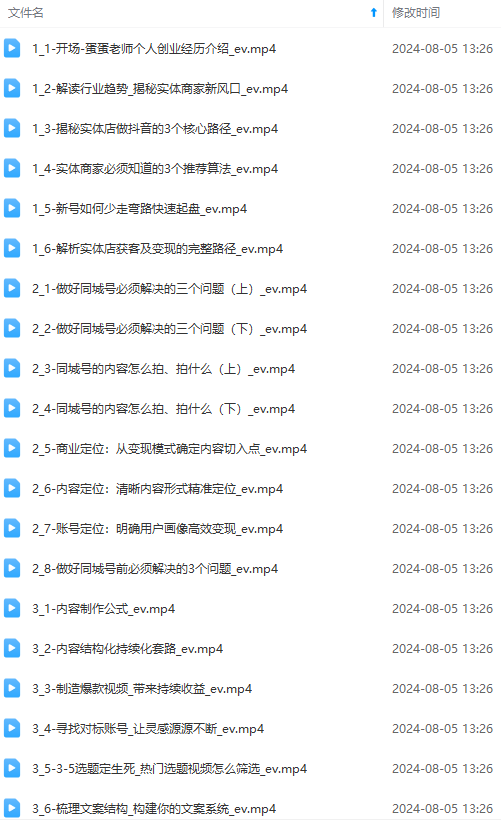 图片[1]-实体店老板获客特训营：认知、定位、文案、矩阵、直播、AI等(72节-跃知万川