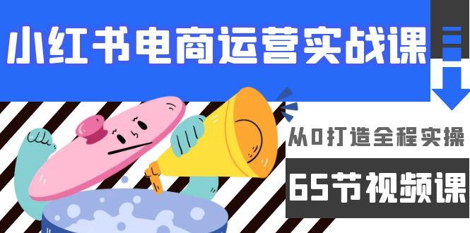 (9724期)小红书电商运营实战课，从0打造全程实操(65节视频课)-跃知万川