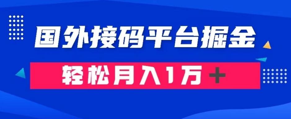 通过国外接码平台掘金：成本1.3，利润10＋，轻松月入1万＋【揭秘】-跃知万川