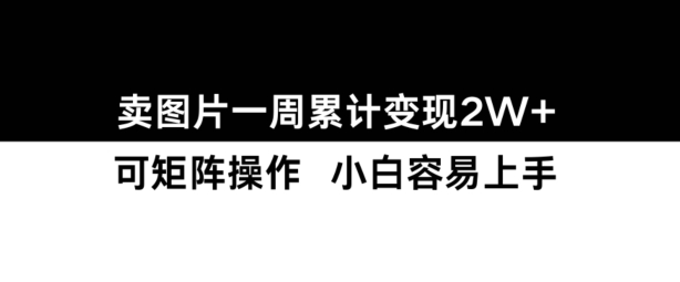 小红书【卖图片】一周累计变现2W+小白易上手-跃知万川