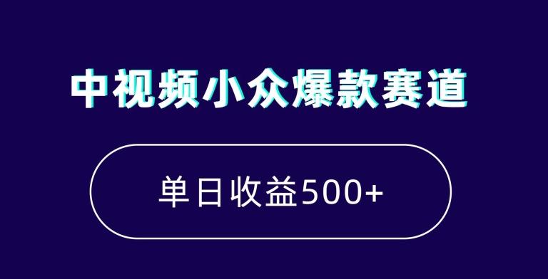 中视频小众爆款赛道，7天涨粉5万+，小白也能无脑操作，轻松月入上万【揭秘】-跃知万川