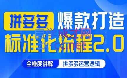 云杉老师·拼多多爆款打造标准化流程2.0-跃知万川