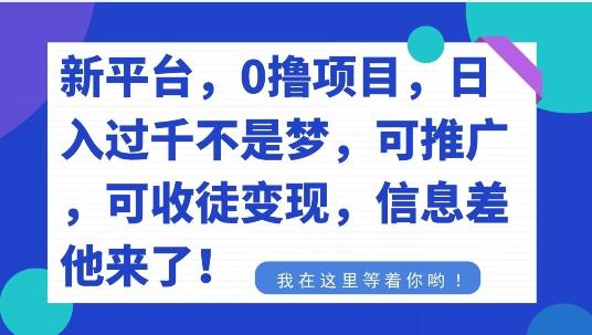 不要再花冤枉钱了，0撸项目，每天坚持，稳定1000+-跃知万川