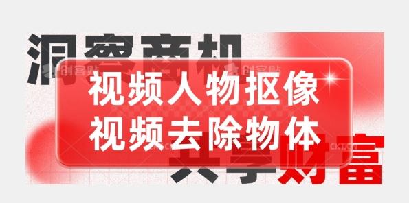 【超强视频处理工具】视频人物抠像+视频去除物体-跃知万川