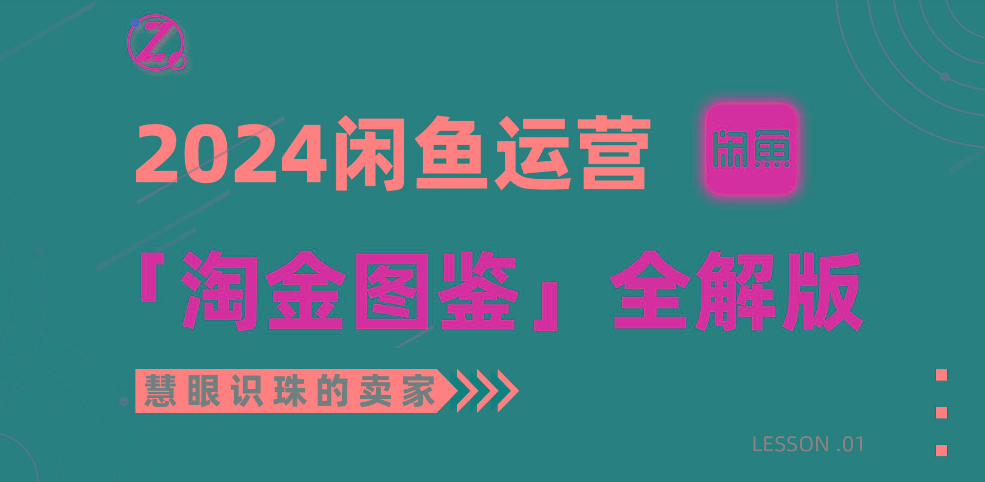 (9738期)2024闲鱼运营，【淘金图鉴】全解版-跃知万川