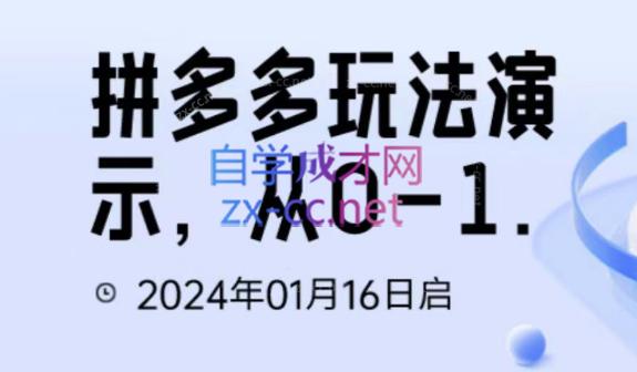 吴老师·拼多多从选品到截流到付费的玩法技巧-跃知万川