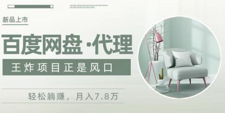 度盘代理，月入7w保姆级全方位教程-跃知万川