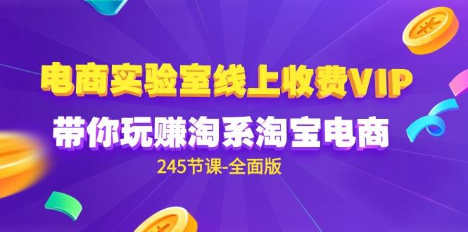 (9859期)电商-实验室 线上收费VIP，带你玩赚淘系淘宝电商(245节课-全面版)-跃知万川