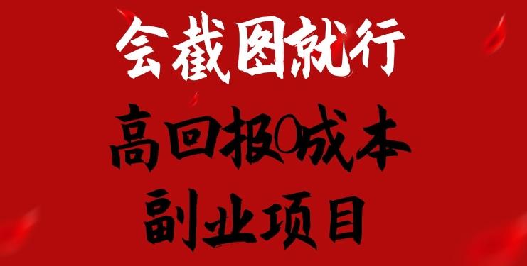 会截图就行，高回报0成本副业项目，卖离婚模板一天1.5k+【揭秘】-跃知万川