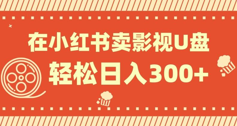 在小红书上卖影视U盘，轻松日入300+，操作简单，小白可轻松上手-跃知万川