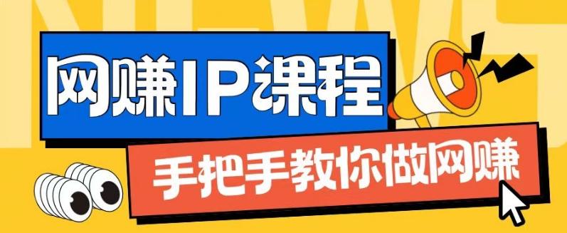 ip合伙人打造1.0，从0到1教你做网创，实现月入过万【揭秘】-跃知万川