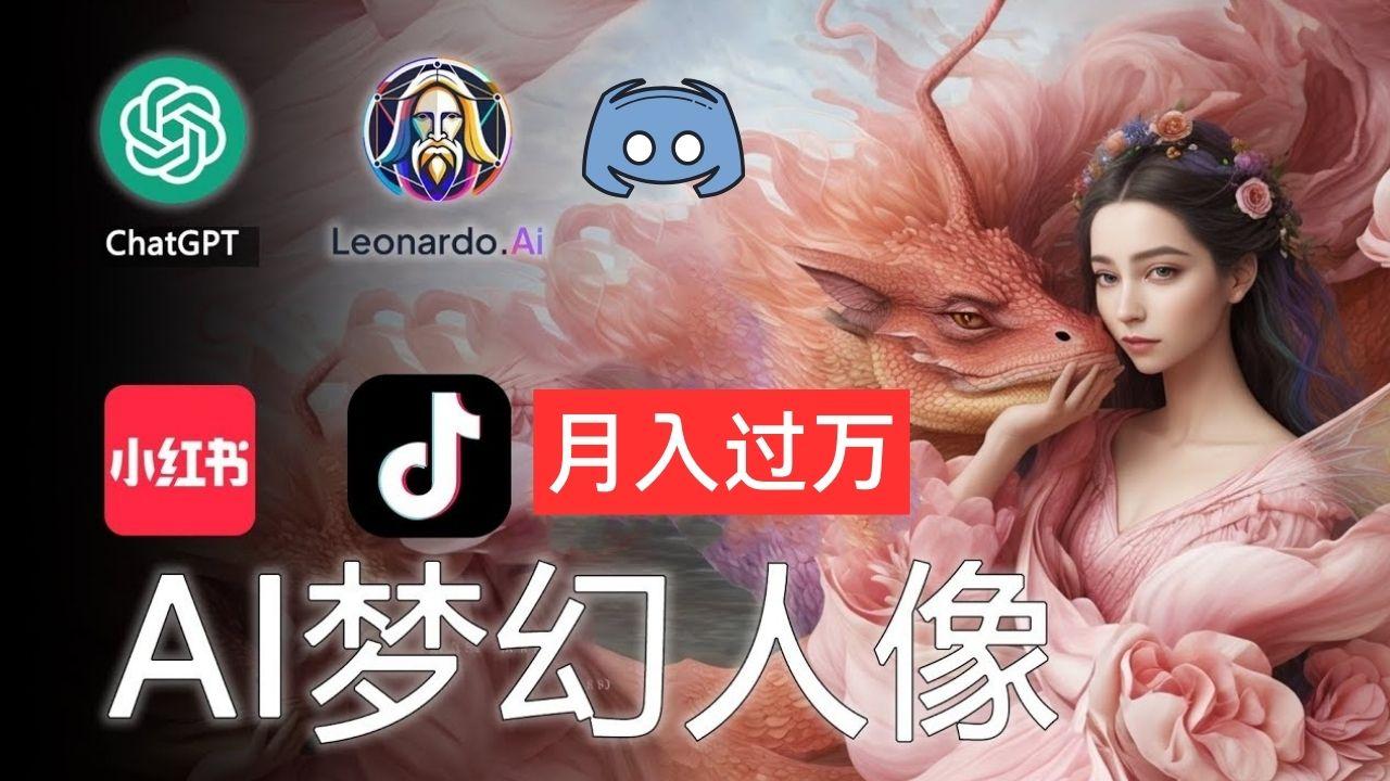 AI摄影梦幻人像：零基础也能月入过万的秘密-跃知万川