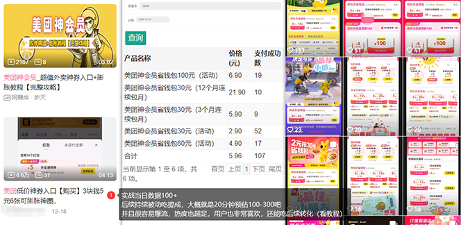 美团神券/神会员_入门级教程，外卖券膨胀推广项目【蓝海市场攻略】-跃知万川