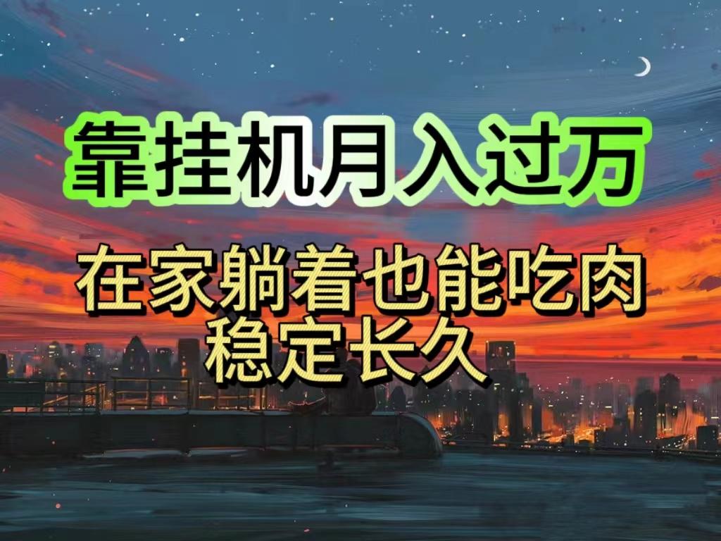 挂机项目日入1000+，躺着也能吃肉，适合宝爸宝妈学生党工作室，电脑手…-跃知万川
