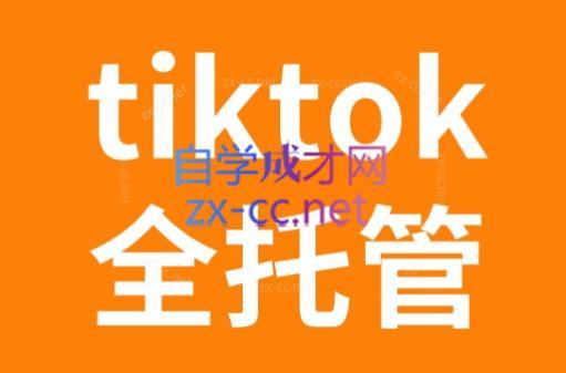 TikTok跨境电商全托管运营模式精品课-跃知万川