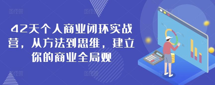 42天个人商业闭环实战营，从方法到思维，建立你的商业全局观-跃知万川