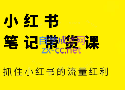 张宾·小红书笔记带货课(更新9月)-跃知万川